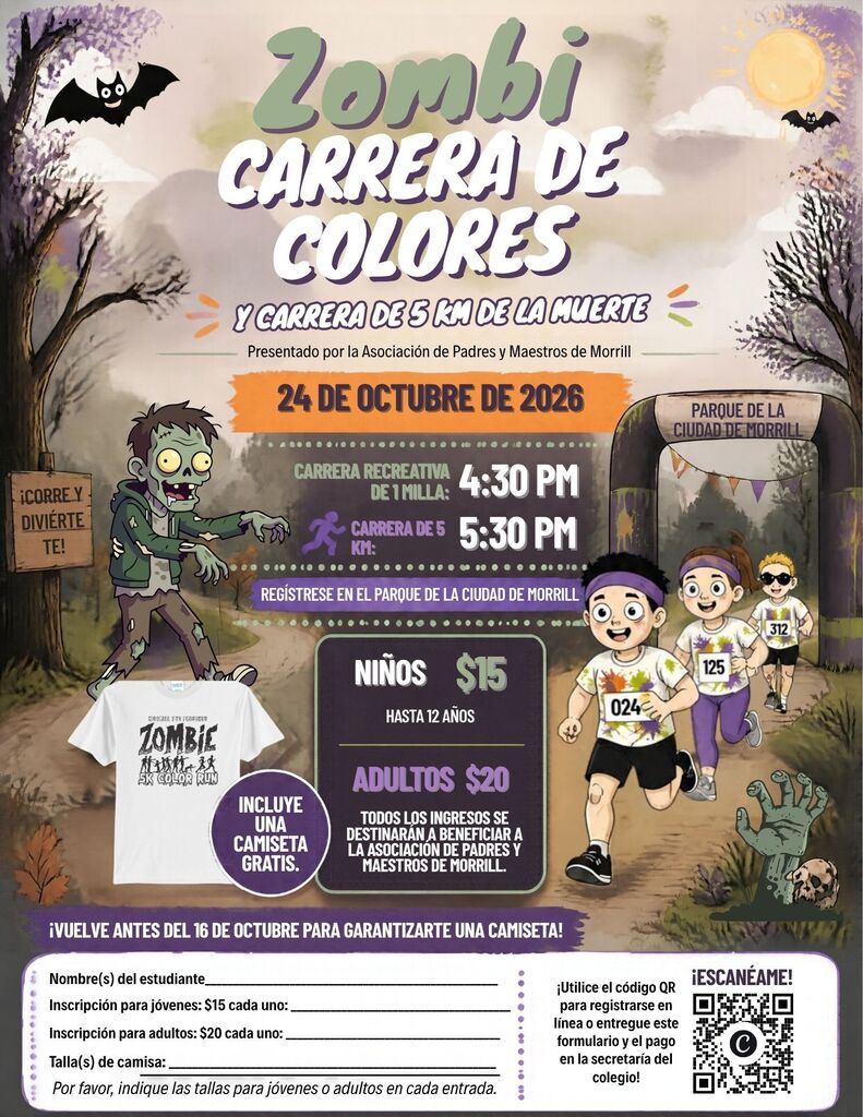 PTO Zombie Color Run (October 24, 2026)