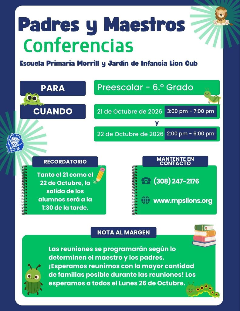 P/T Conferences (Oct. 21 & 22, 2026)