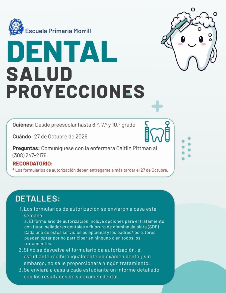 Dental Health Screenings (10-27-26)