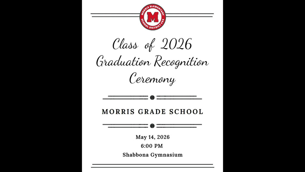 Class of 2026 Graduation Recognition Ceremony