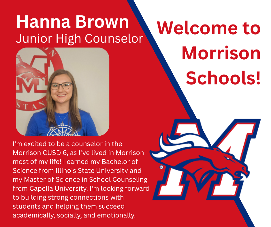 Welcome Hanna Brown!
