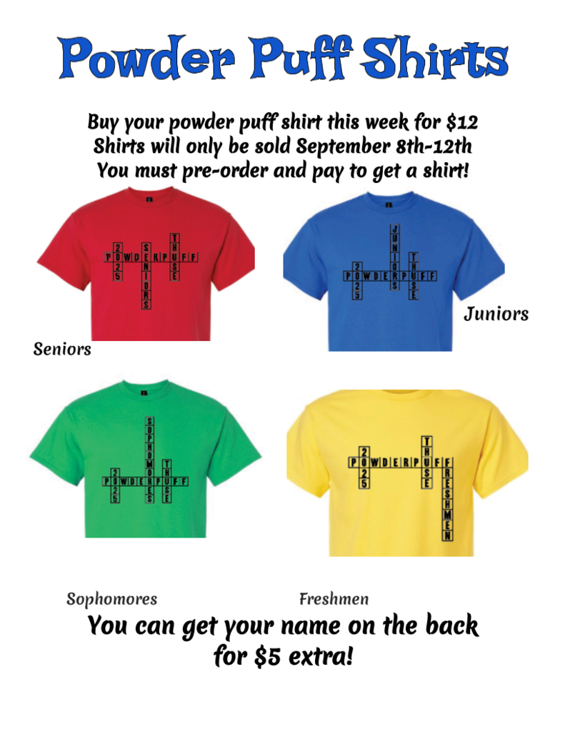 Powder Puff Shirts