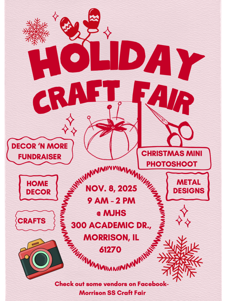 2025 Holiday Craft Fair Flyer