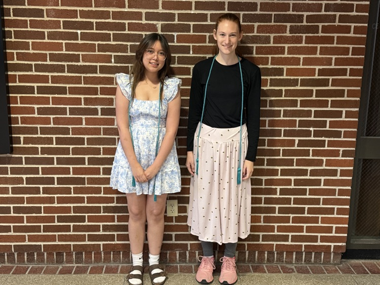 Our two MHS students receiving the Education Pathway Endorsement