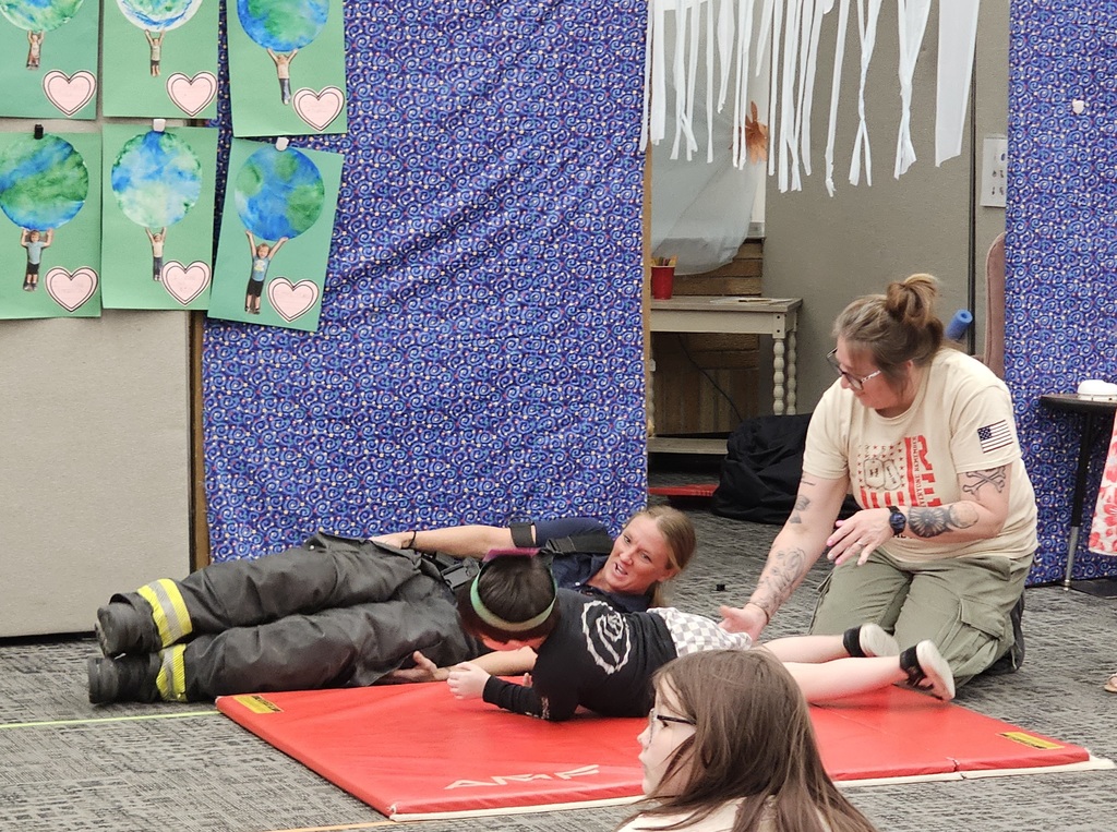 Fire fighter and student