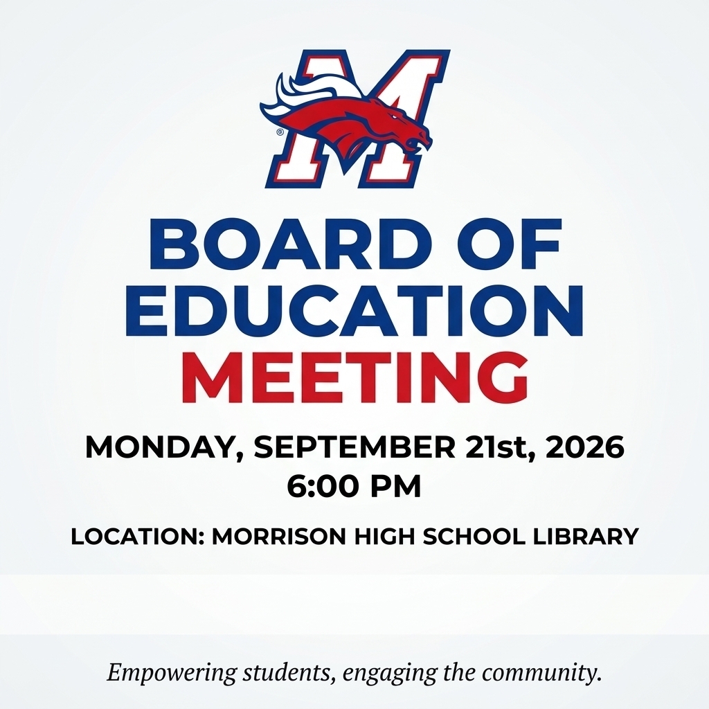 September 21st BOE meeting will be at the MHS library.