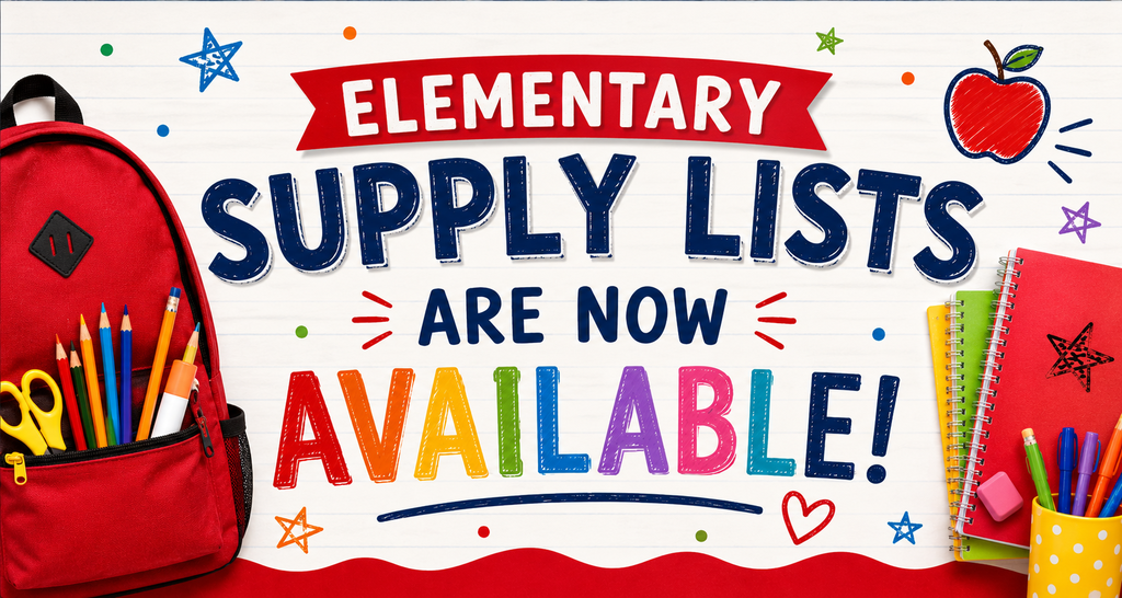 2026-2027 Supply Lists Are Now Available