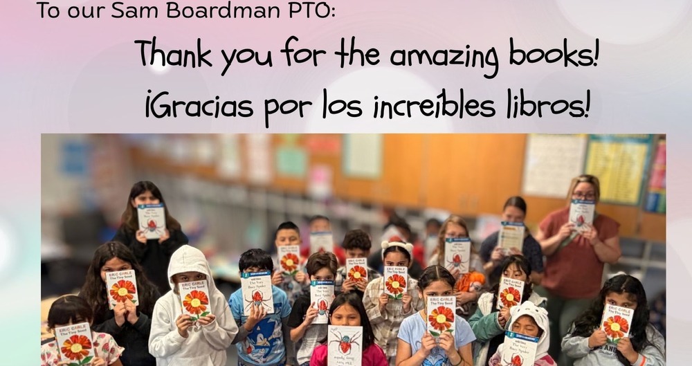 kids with Eric Carl books