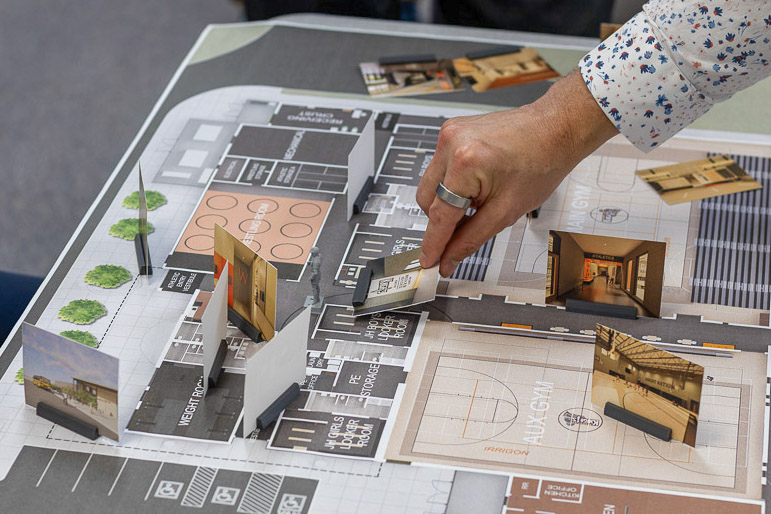 DAC reviews design concept for Irrigon  Jr/Sr High