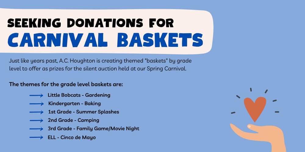 Seeking Donations for Carnival Baskets