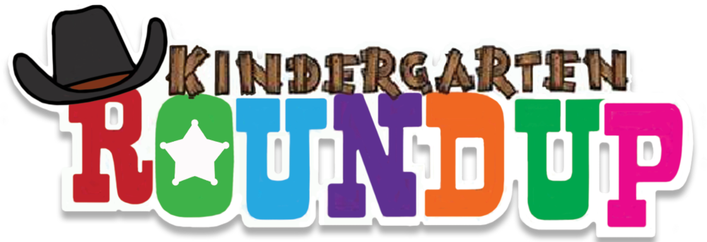 cowboy hat and lettering for roundup