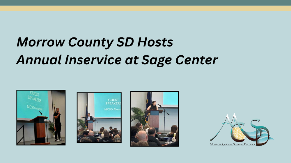 Morrow County SD Hosts Annual In-service