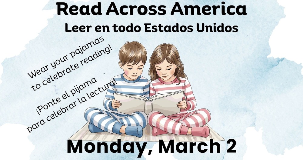 a boy and girl in pajamas reading