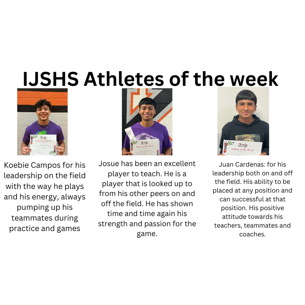 Athletes of the week