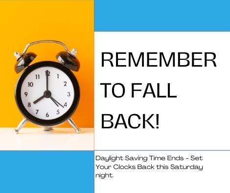 Daylight Savings Ends