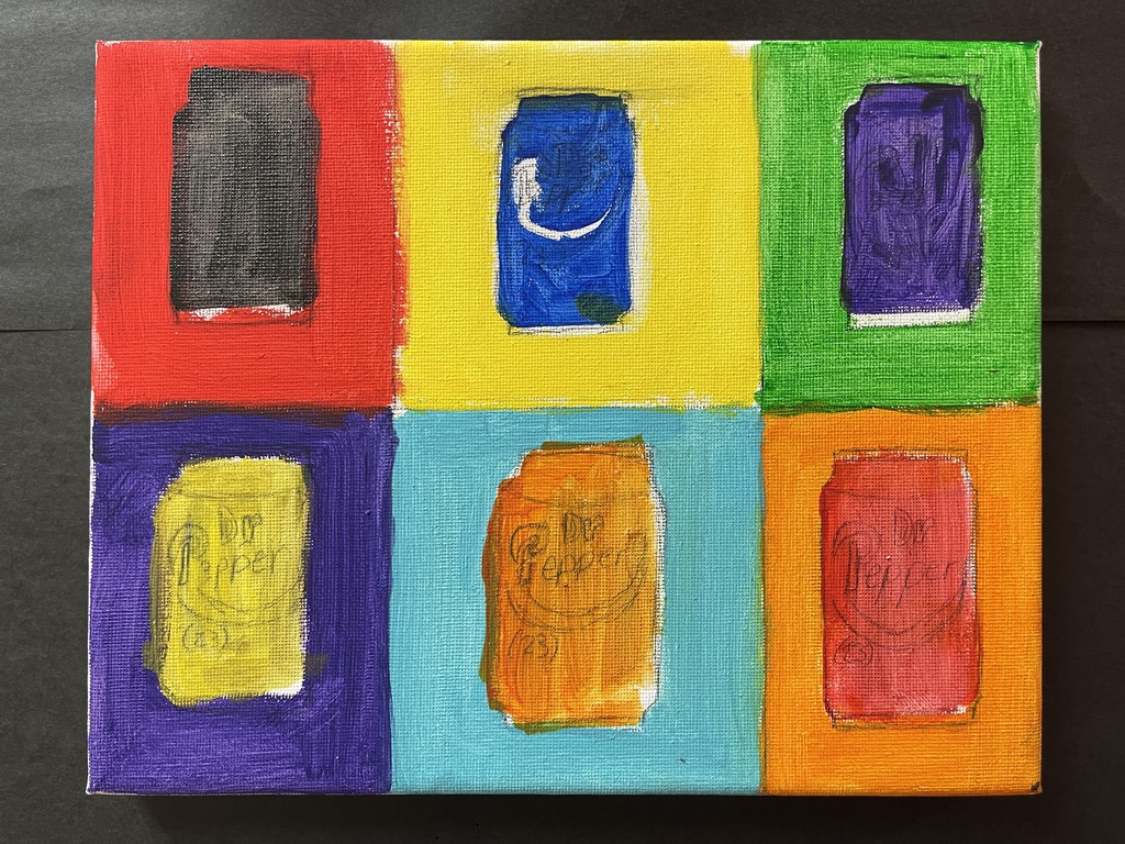 Andy Warhol inspired painting