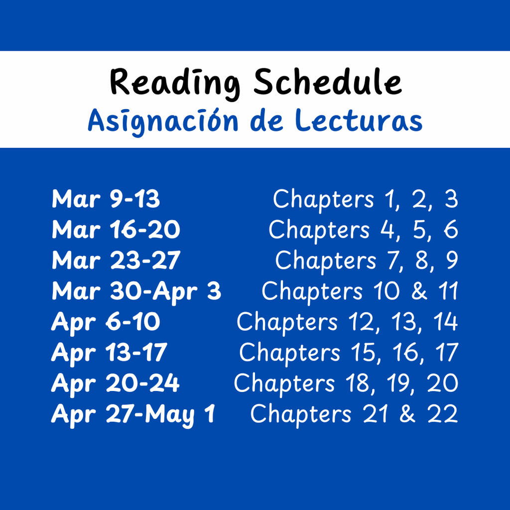 Reading Schedule 