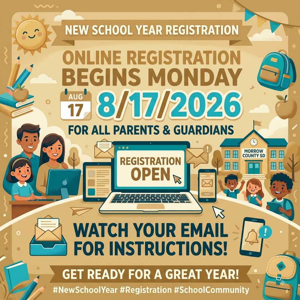 Online Registration begins Monday 8/17/2026