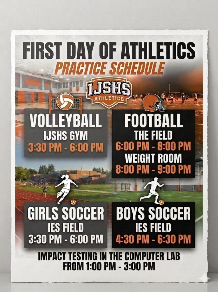 Fall sports practice date