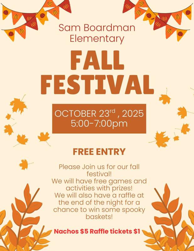 fall festival flyer