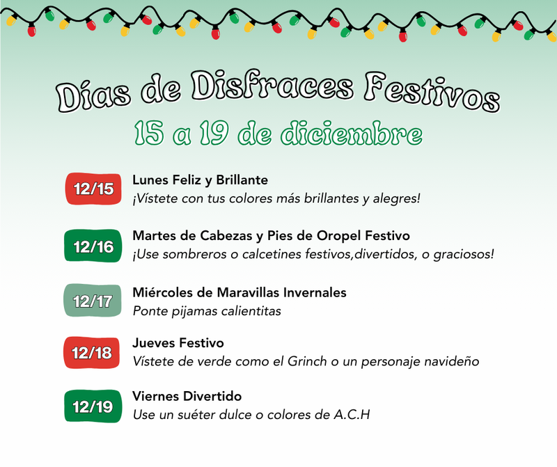 Dias de disfraces festivos