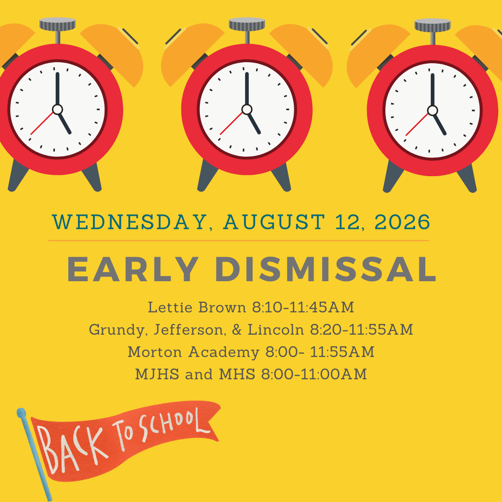 First day of school is an early releaase day.