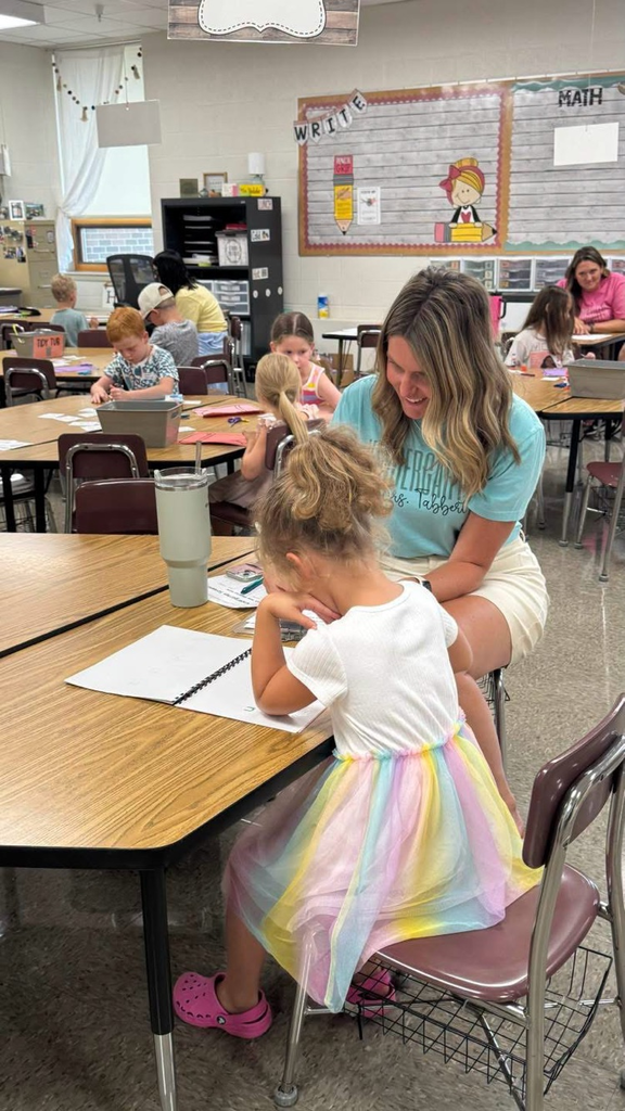 teacher and child
