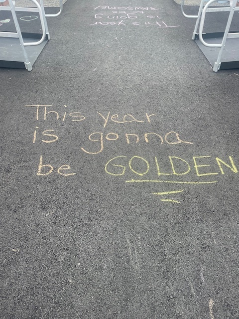 Positive Message around Morton Elementary