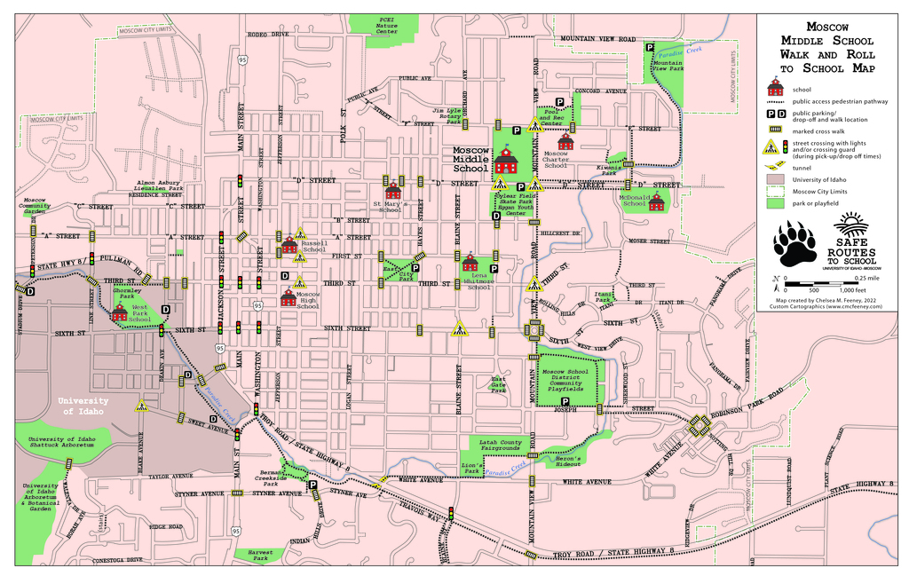 Moscow Middle Safe Routes