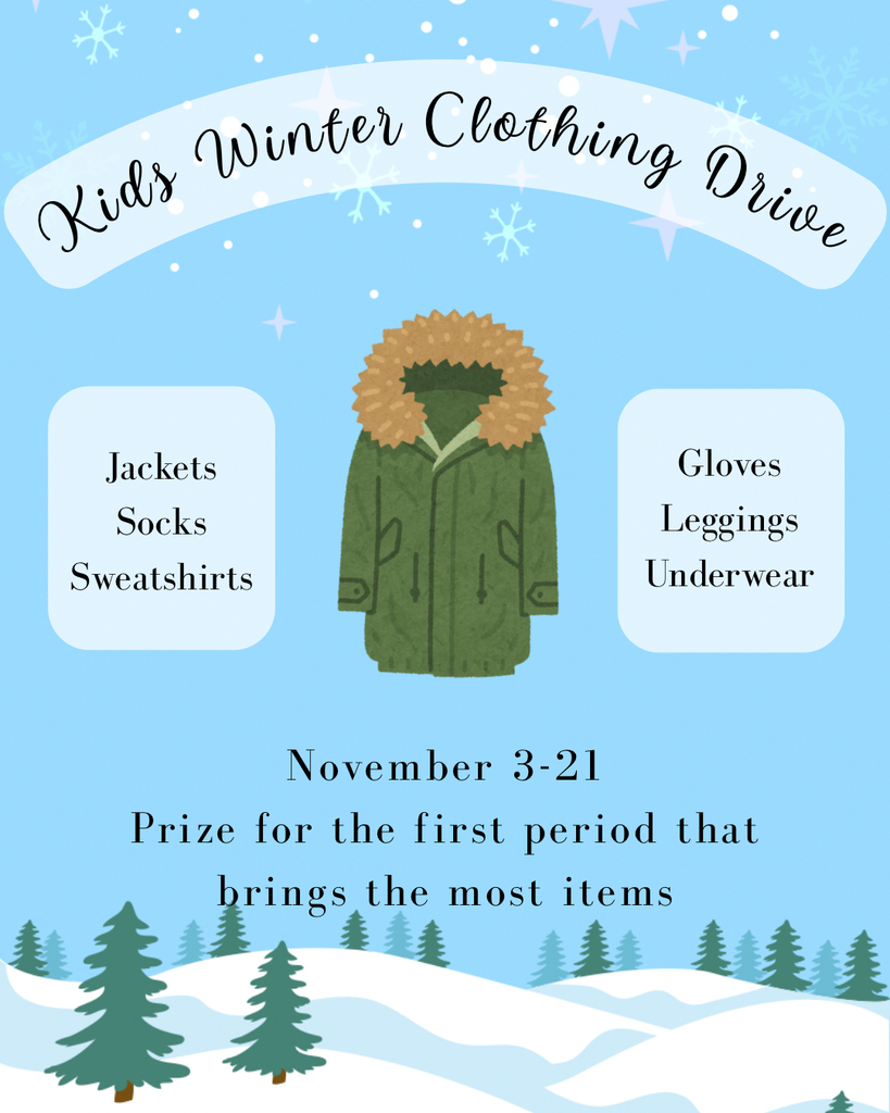 MHS Winter Clothing Drive