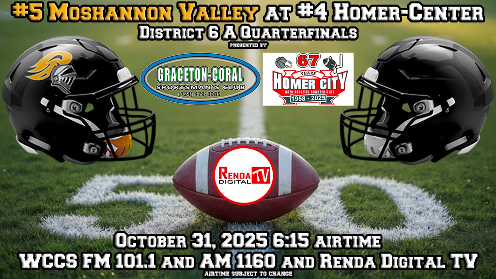 Broadcast for Friday's Playoff game.