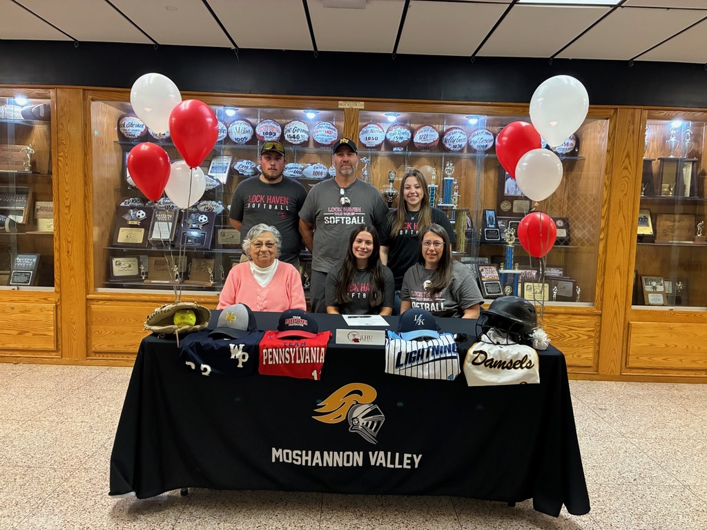 Congratulations to Annabeth "AB" Anderson for signing her letter of intent to continue her softball carrer at Commonwealth University of Pennsylvania at Lock Haven.