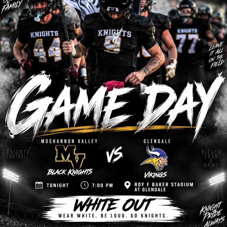 Come support you’re Knights and wear white  