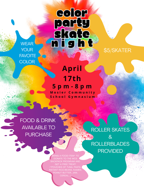 color skate night