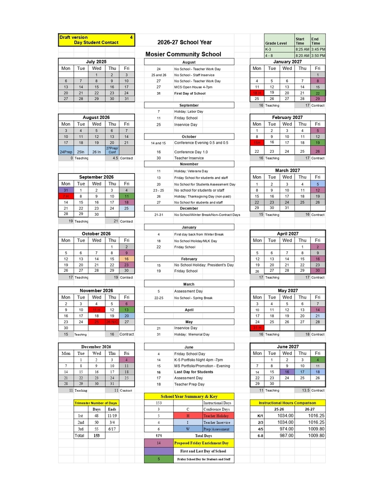 26-27 school calender