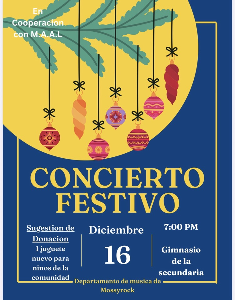 Spanish flyer holiday concert 