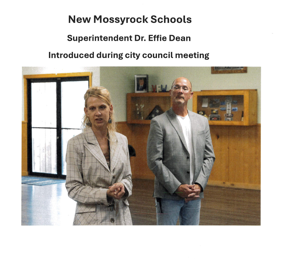Mossyrock Schools at City Council