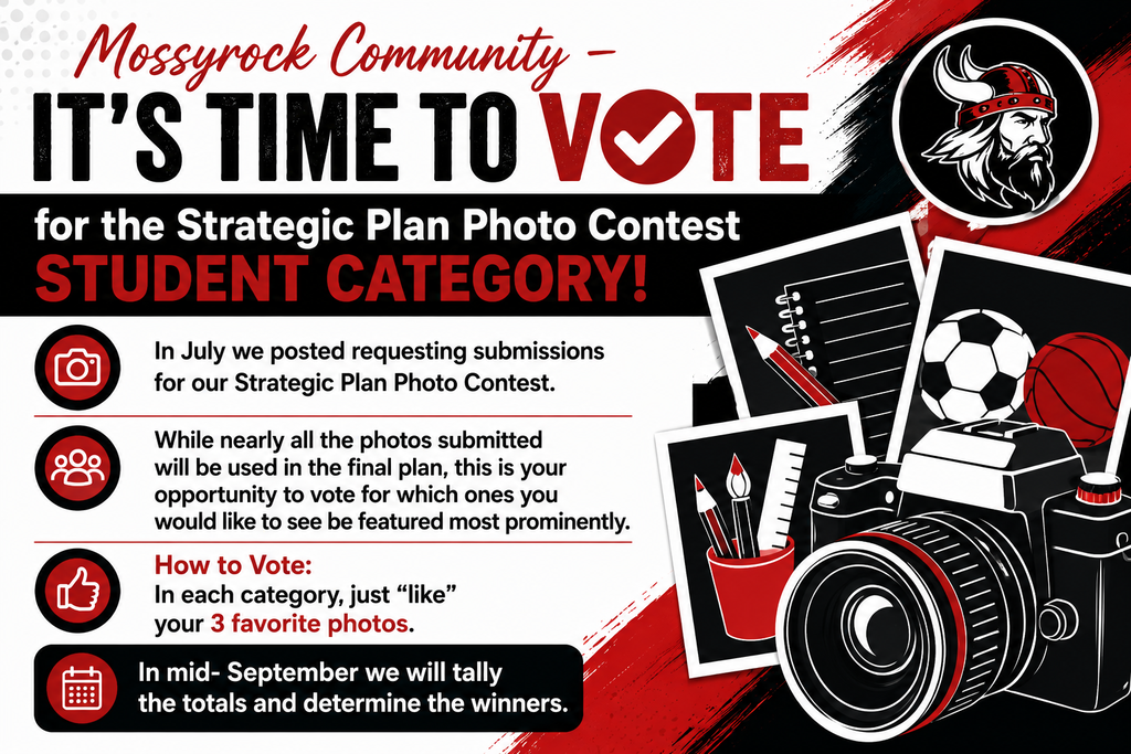 πΈ **STUDENT PHOTO CONTEST β VOTE NOW!** Mossyrock Community, itβs time to vote! π³οΈ β€οΈ **Like your 3 favorite student photos** to help choose which will be featured most prominently in our Strategic Plan. π Winners will be determined in mid-September! **Every like countsβget voting!**