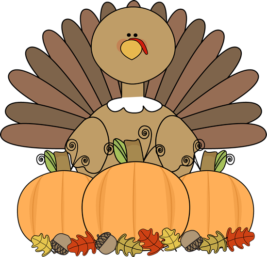 turkey and pumpkins