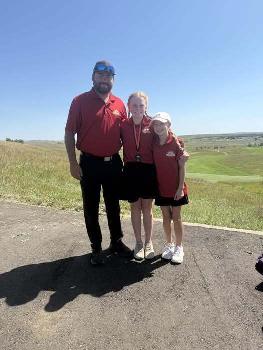 Congratulations to our elementary girls golf team. Daquiri took 3rd place today in Killdeer! She shot a 48 today!