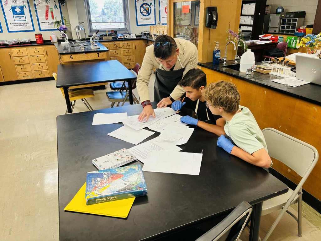 Working hard to solve the case.