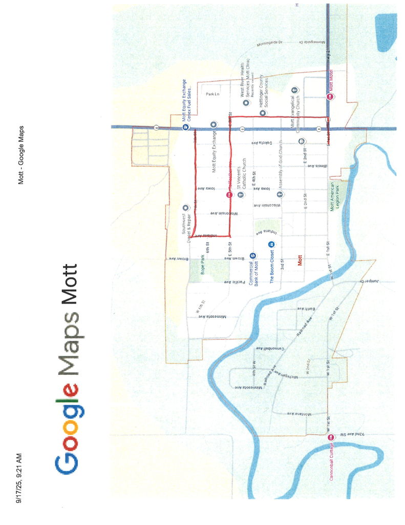 Homecoming Parade Route 2025
