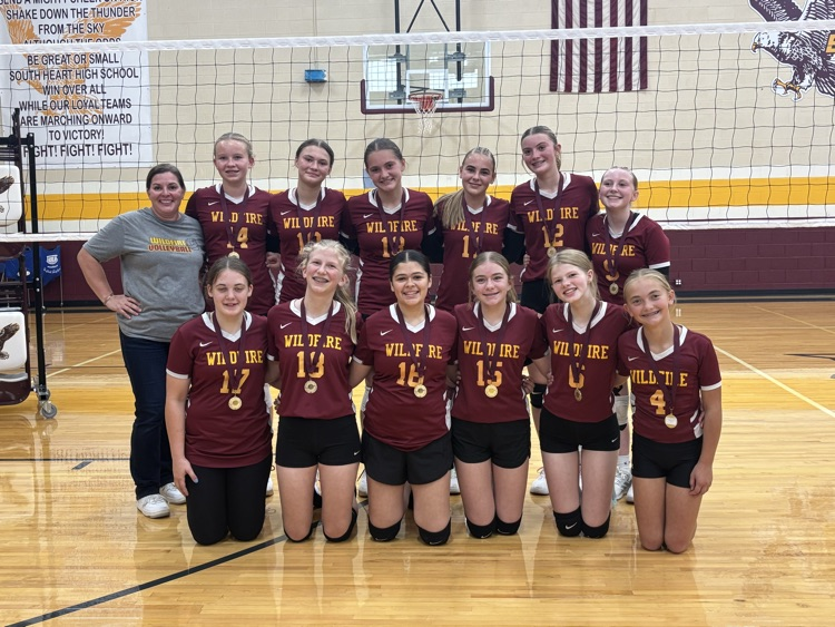 JH VB 1st place in South Heart