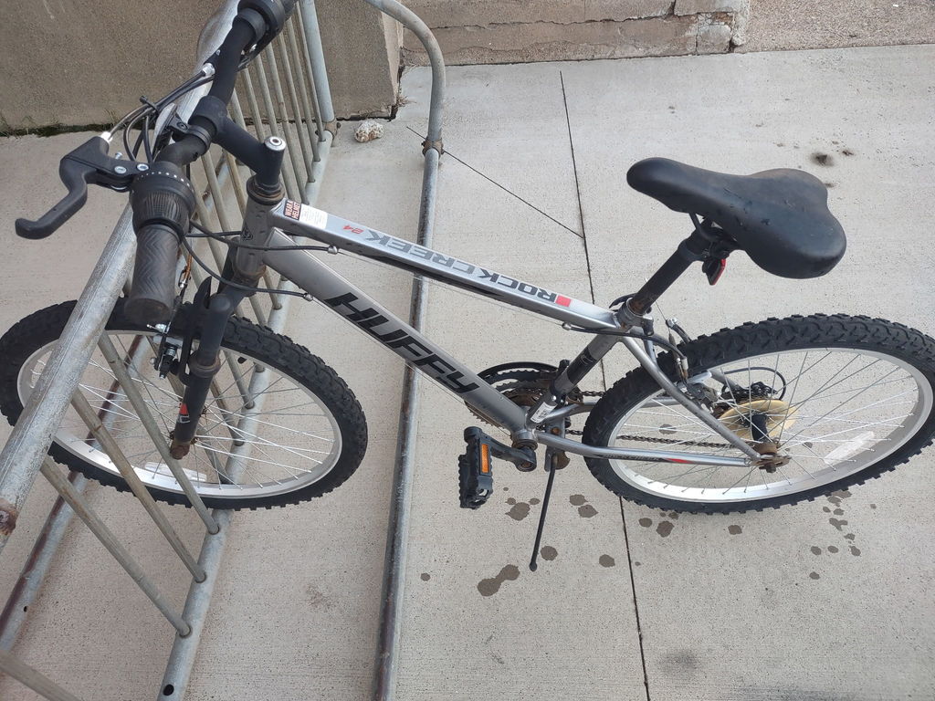 Bike left at school