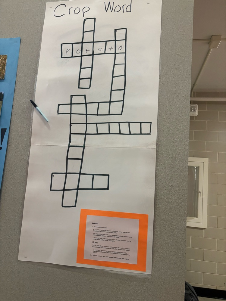 crops crossword puzzle 