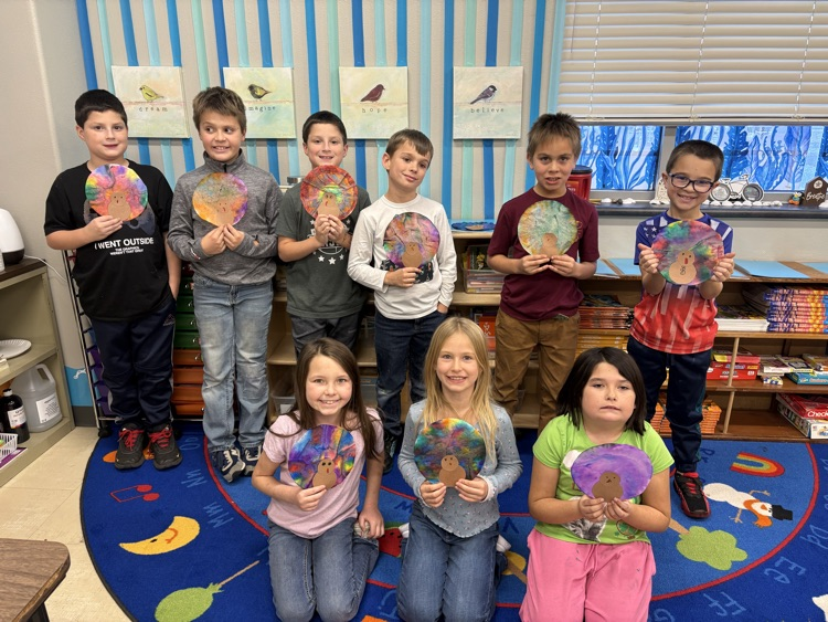 3rd graders got crafty and made a turkey art out of coffee filters, markers, and colored paper. Happy Thanksgiving!