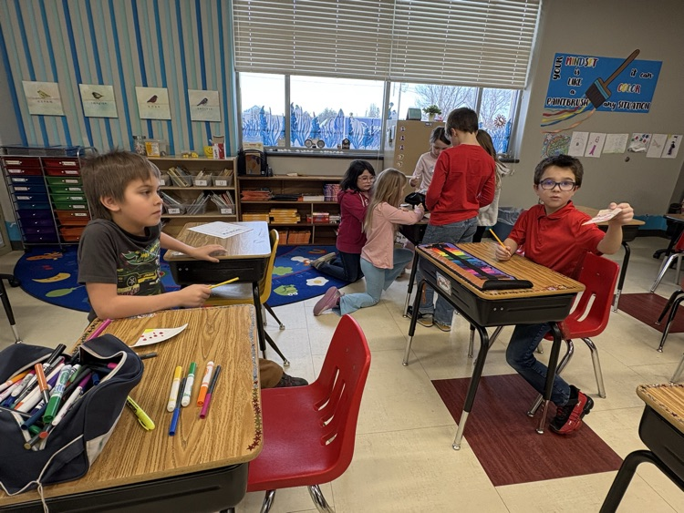 Learning fractions through art. 🍕💕