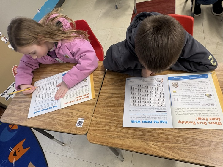 Learning is fun when we do it together. #ExploreElectricityWordSearch ⚡️🔎✍️