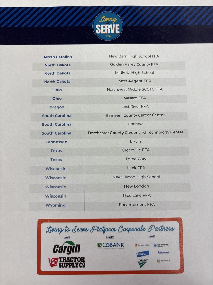 Grant award announcement 