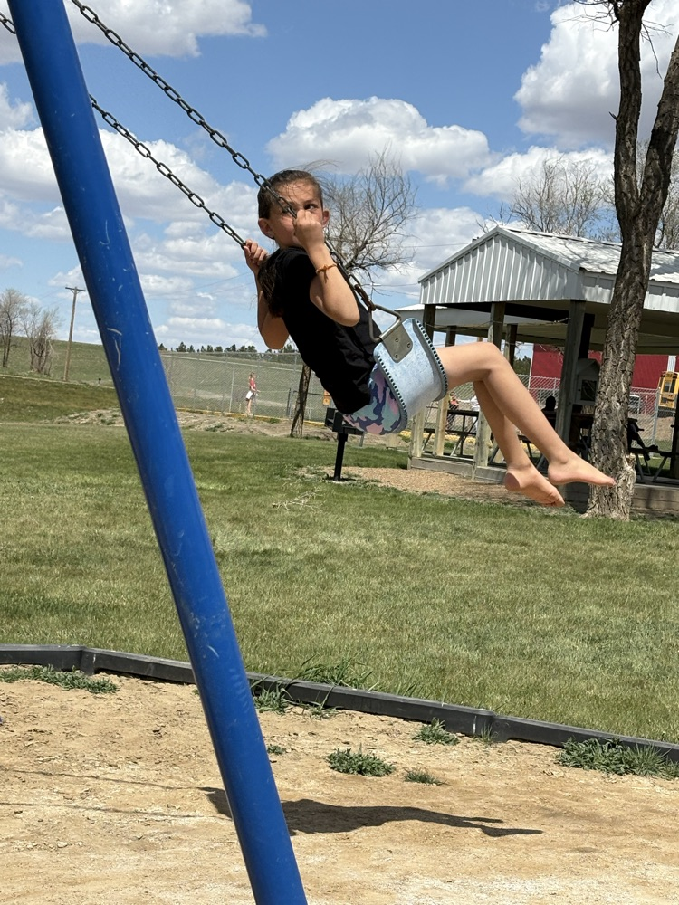It was nice out! ☀️🛝🍃